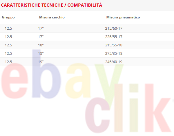 Prodotto: CATENE-R9_Gr.12,5_215/55-R18 - Catene da Neve OMOLOGATE maglia  9mm - 215/55 R18 - Lampa - SnowdDrive