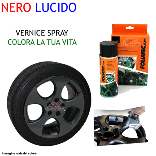 Foliatec Pellicola Spray - Nero Lucido