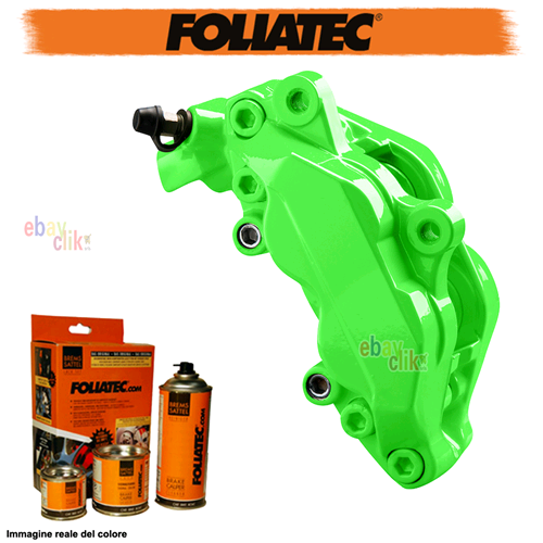 Prodotto: FOLIATEC-PINZE_2182 - Foliatec Kit Vernice Pinze Freno - Fluo  VERDE (color FLUO - Verde) - Foliatec