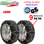 Catene da Neve OMOLOGATE maglia 9mm - 165/55 R15