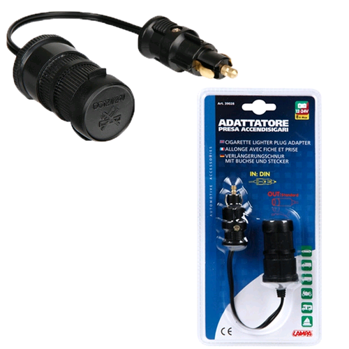 Adattatore Accendisigari Din->Standard 12v / 24v