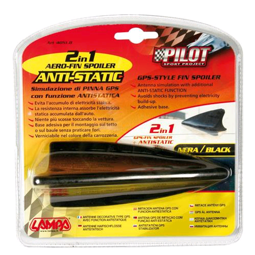 Auto, Moto E Camion 2 In 1 Aero-Fin Spoiler Anti-Static