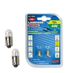 Coppia Lampade Micro 12V 4W Ba9S