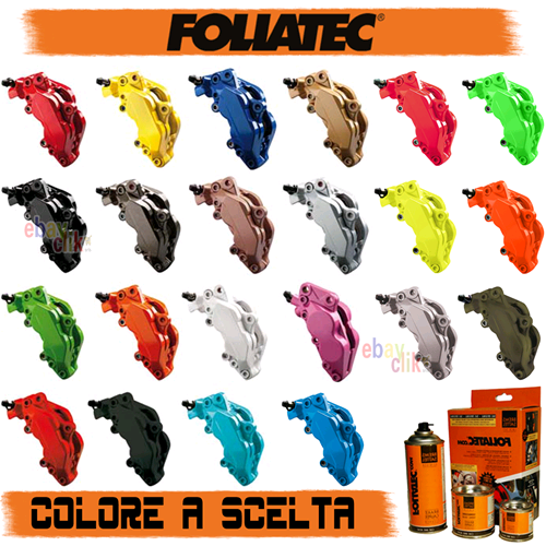 Foliatec Kit Vernice Pinze Freno Alte Temperature Tuning Auto - Colori a  Scelta